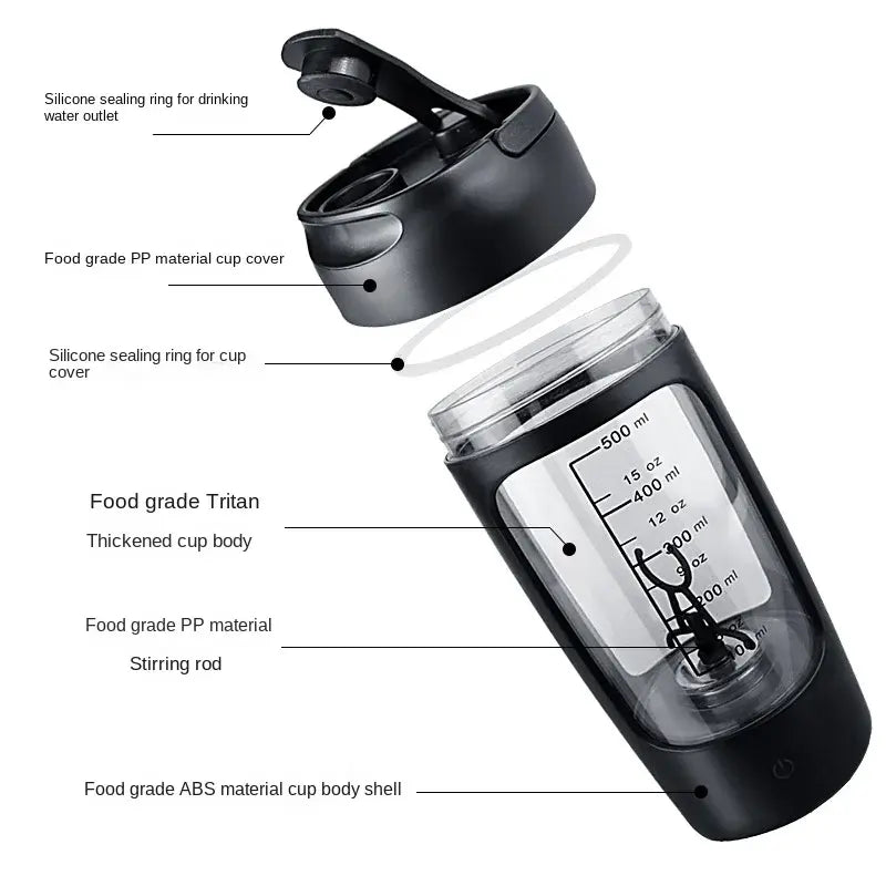 PowerMix Whey Shaker Bottle - My Store