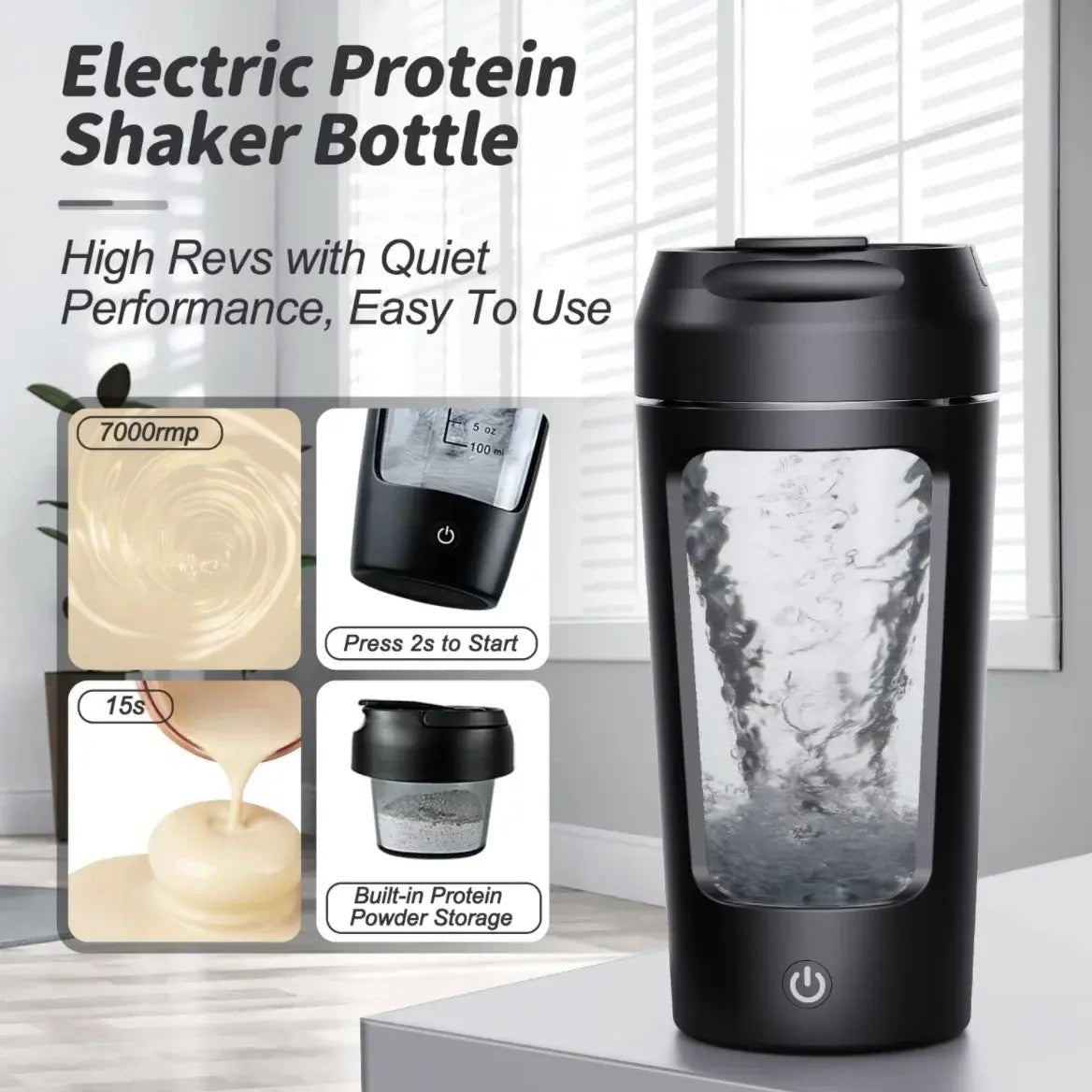 PowerMix Whey Shaker Bottle - My Store